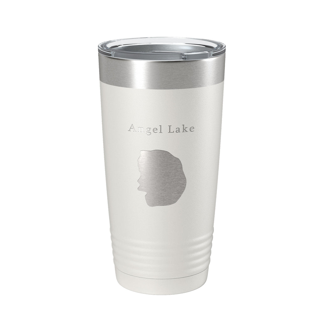 Angel Lake Map Tumbler Travel Mug Insulated Laser Engraved Coffee Cup Nevada 20 oz