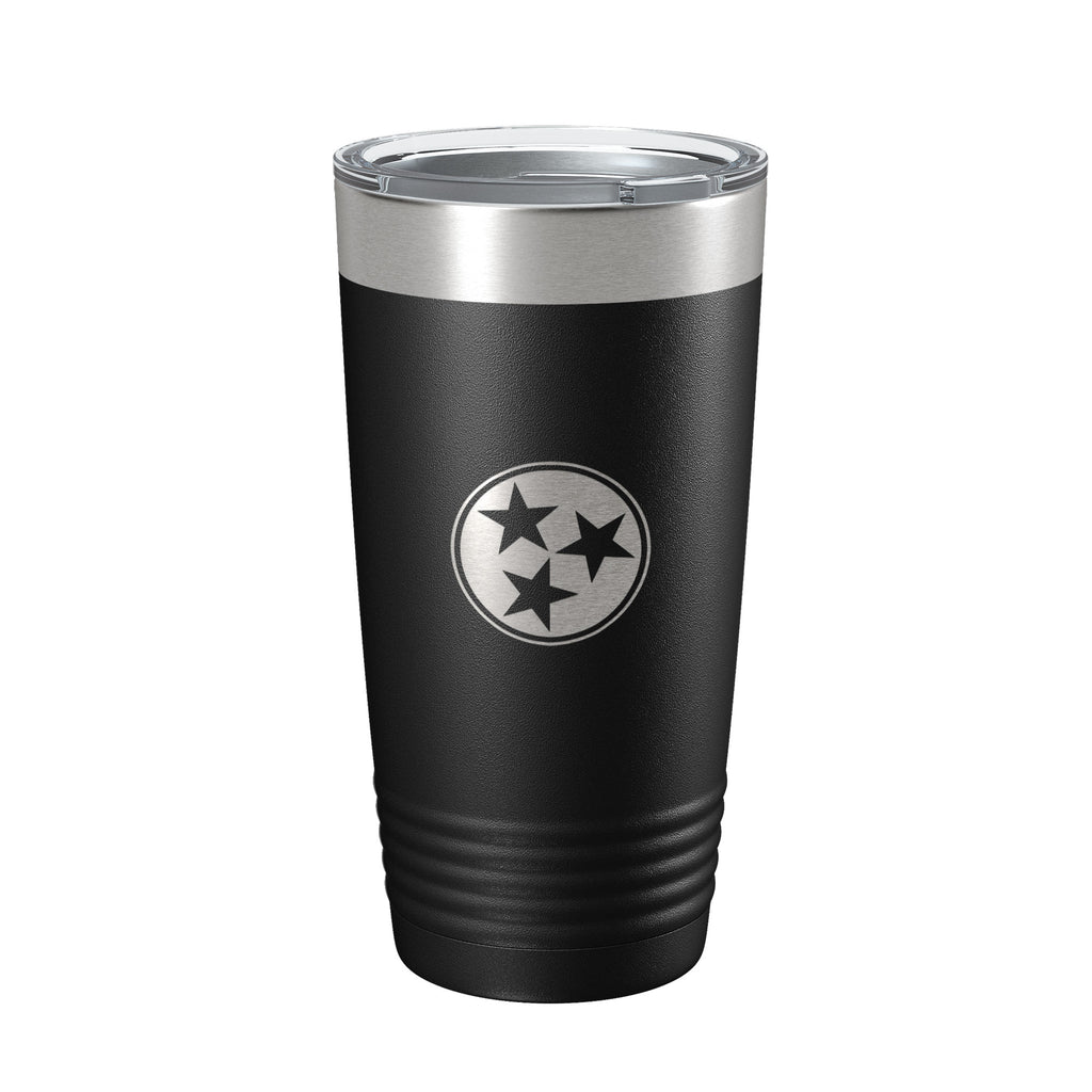Tennessee Tristar Tumbler TN State Symbol Travel Mug Insulated Laser Engraved Coffee Cup 20 oz