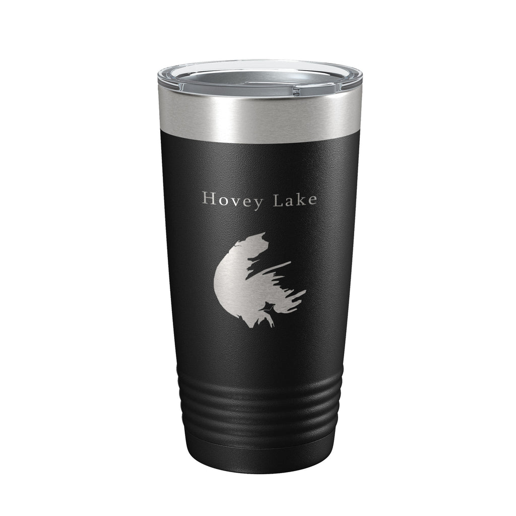 Hovey Lake Map Tumbler Travel Mug Insulated Laser Engraved Coffee Cup Ohio River Indiana 20 oz