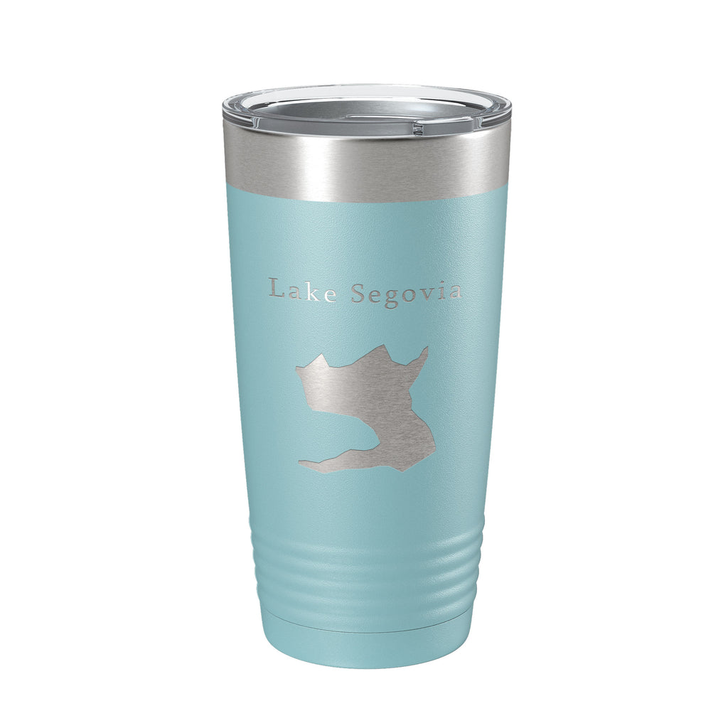 Lake Segovia Map Tumbler Travel Mug Insulated Laser Engraved Coffee Cup Hot Springs Village Arkansas 20 oz