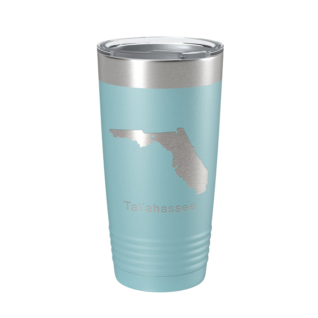 Tallahassee Home Star Tumbler Travel Mug Insulated Laser Engraved Coffee Cup Florida 20 oz