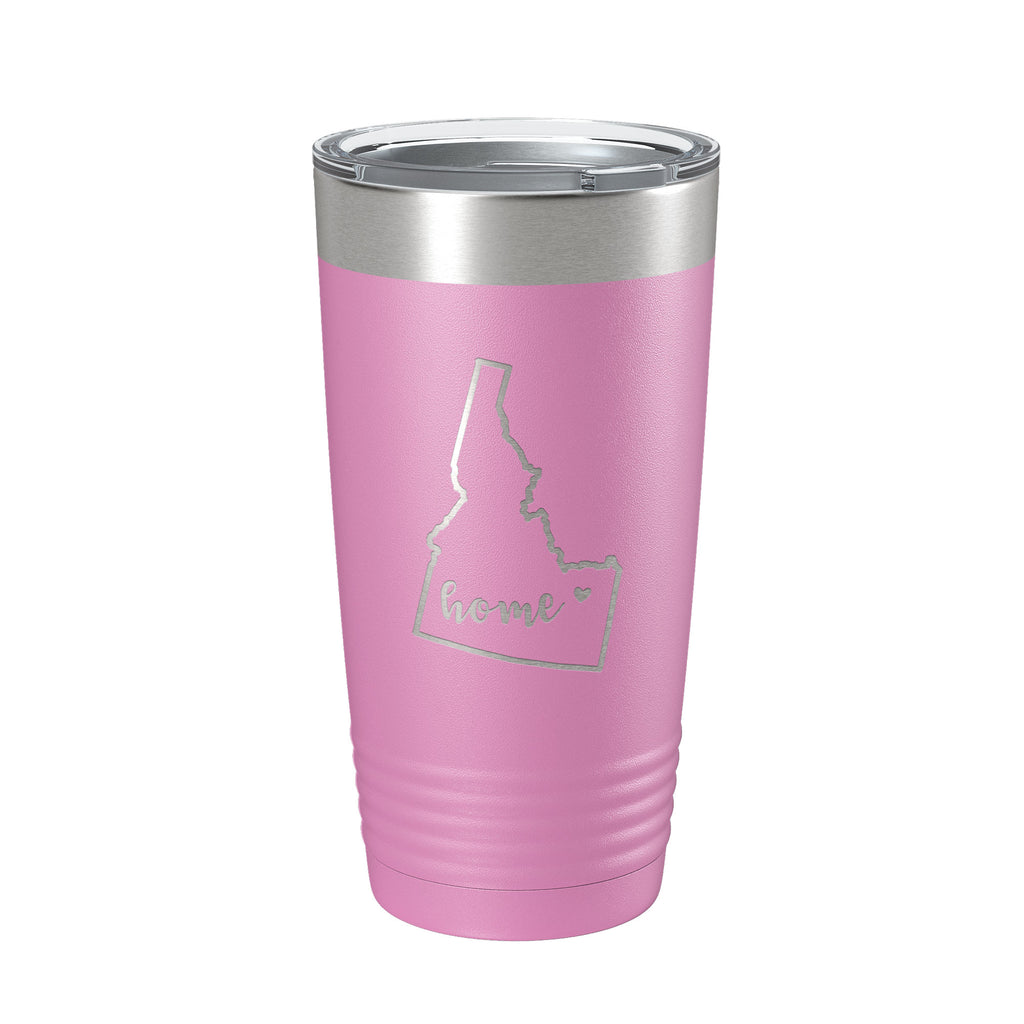 Idaho Tumbler Home State Travel Mug Insulated Laser Engraved Map Coffee Cup 20 oz