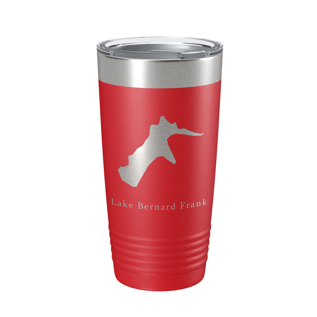 Lake Bernard Frank Map Tumbler Travel Mug Insulated Laser Engraved Coffee Cup Maryland 20 oz