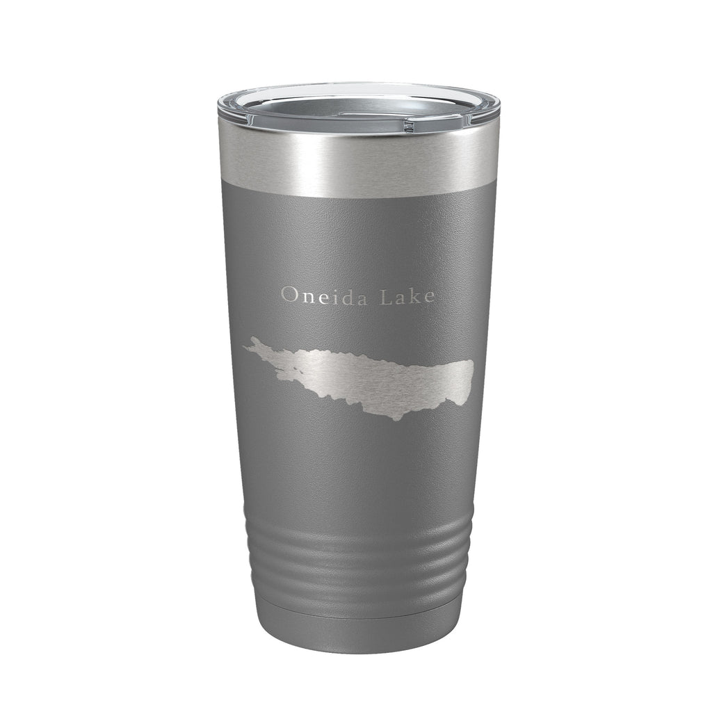 Oneida Lake Map Tumbler Travel Mug Insulated Laser Engraved Coffee Cup New York 20 oz