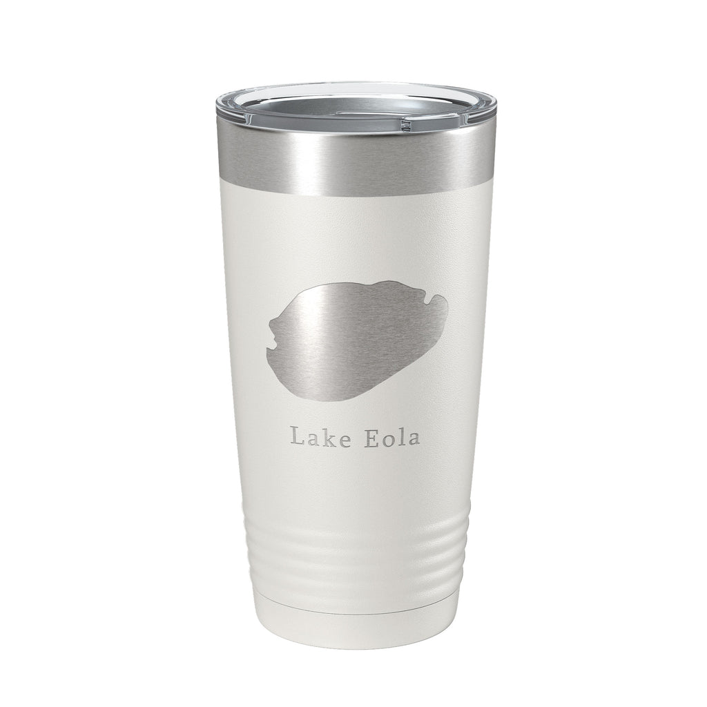 Lake Eola Map Tumbler Travel Mug Insulated Laser Engraved Coffee Cup Orlando Florida 20 oz