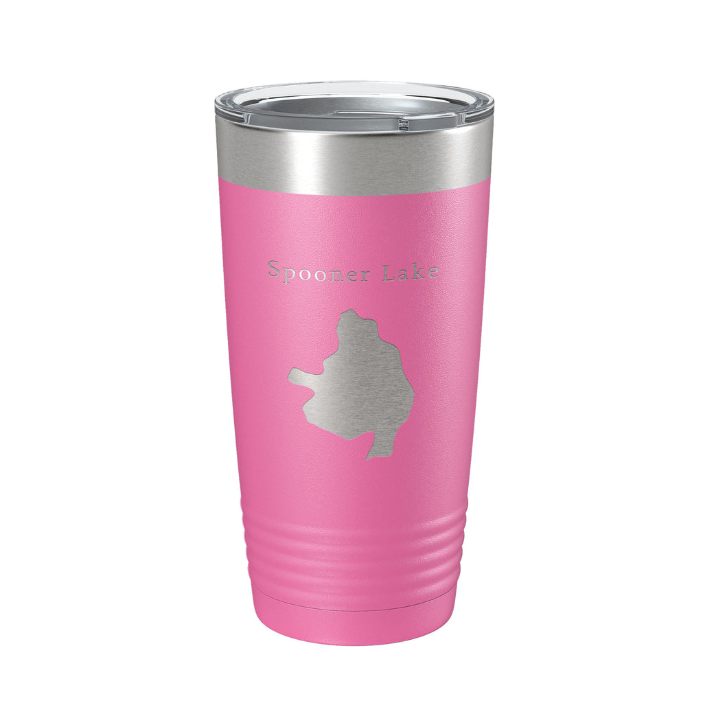 Spooner Lake Map Tumbler Travel Mug Insulated Laser Engraved Coffee Cup Nevada 20 oz