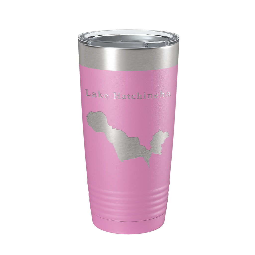 Lake Hatchineha Map Tumbler Travel Mug Insulated Laser Engraved Coffee Cup Florida 20 oz