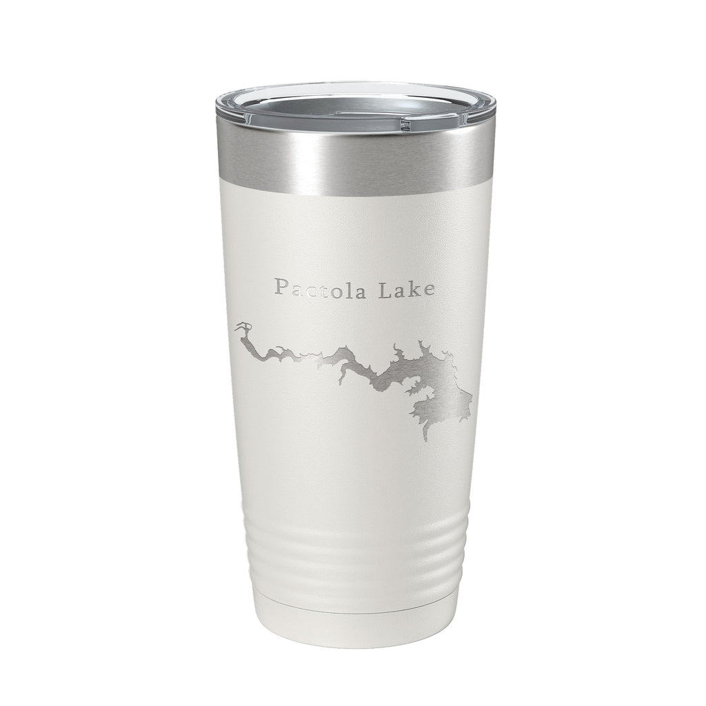 Pactola Lake Map Tumbler Travel Mug Insulated Laser Engraved Coffee Cup South Dakota 20 oz