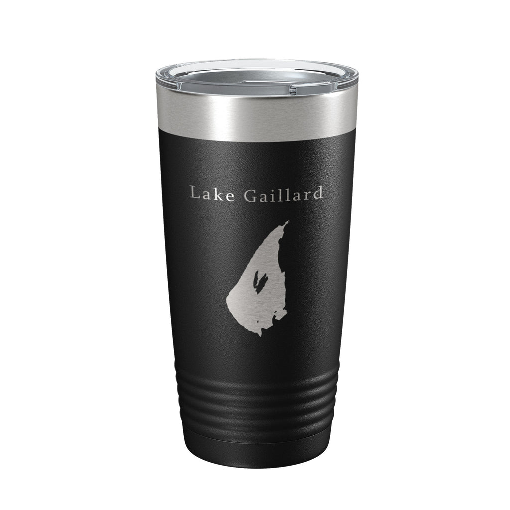 Lake Gaillard Map Tumbler Travel Mug Insulated Laser Engraved Coffee Cup Connecticut 20 oz