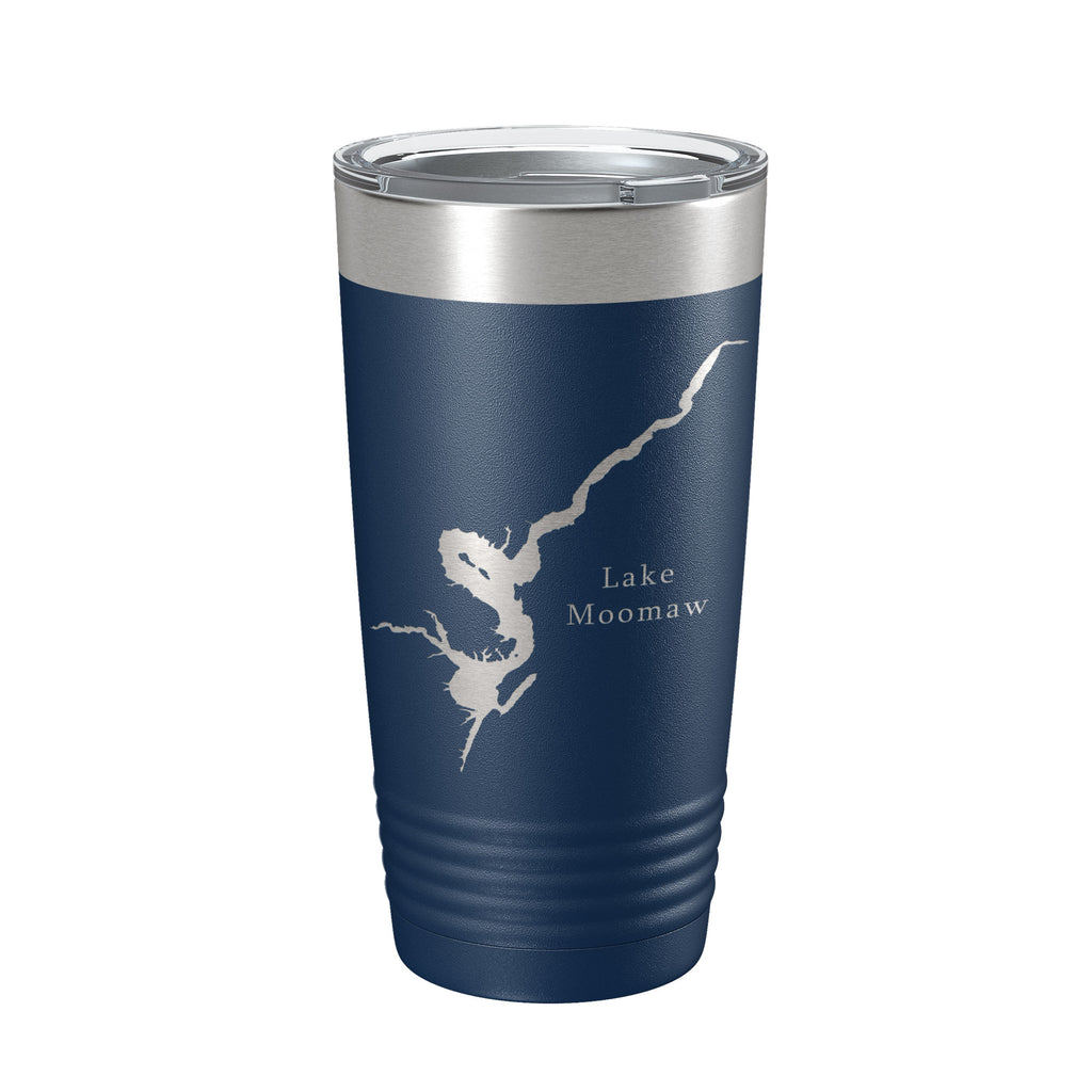 Lake Moomaw Map Tumbler Travel Mug Insulated Laser Engraved Coffee Cup Virginia 20 oz