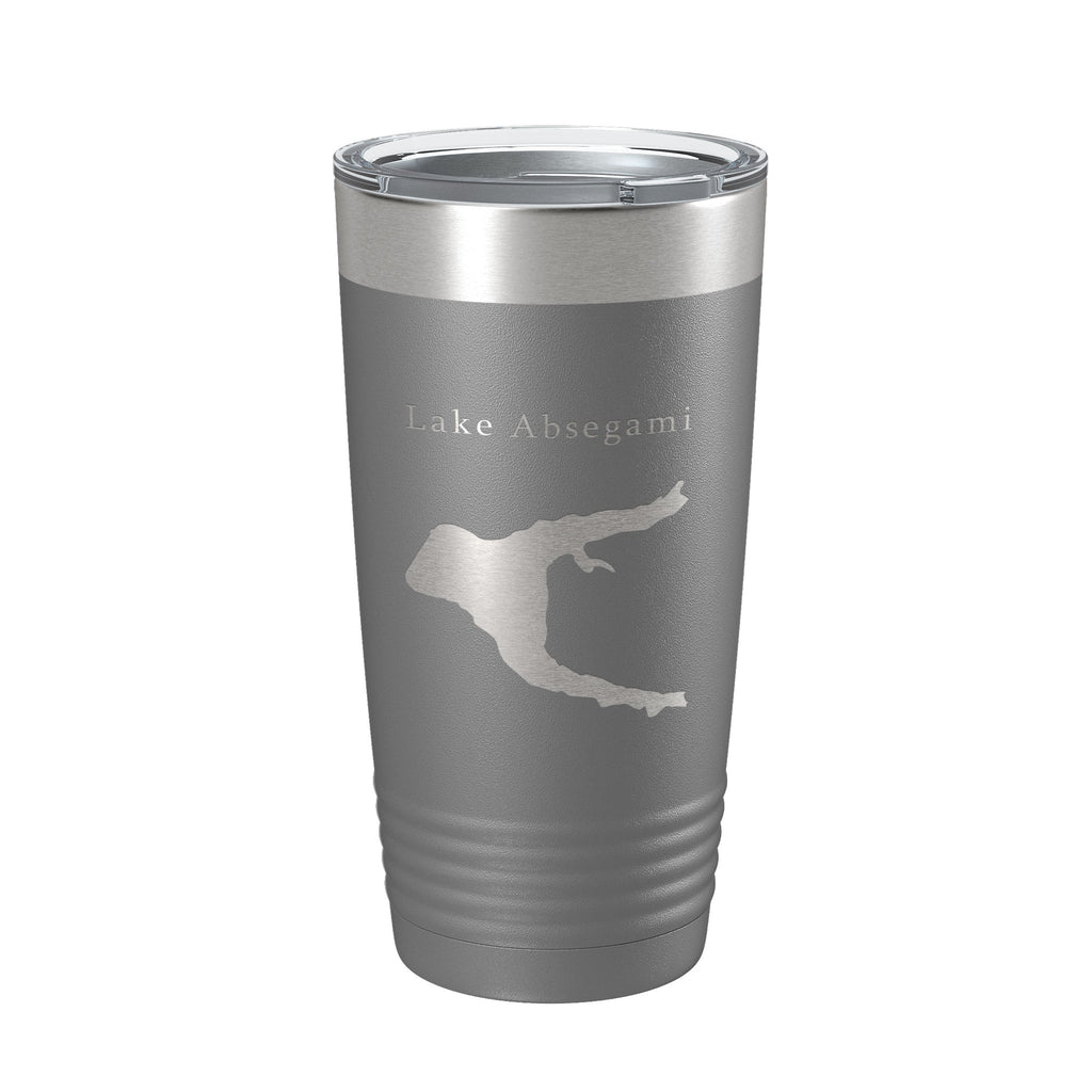 Lake Absegami Map Tumbler Travel Mug Insulated Laser Engraved Coffee Cup New Jersey 20 oz