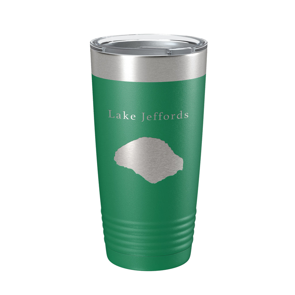 Lake Jeffords Map Tumbler Travel Mug Insulated Laser Engraved Coffee Cup Florida 20 oz