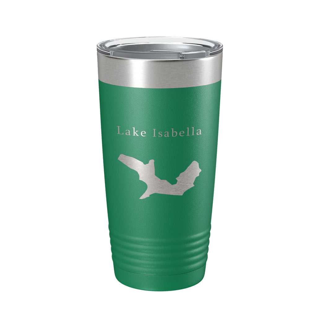 Lake Isabella Map Tumbler Travel Mug Insulated Laser Engraved Coffee Cup Hot Springs Village Arkansas 20 oz