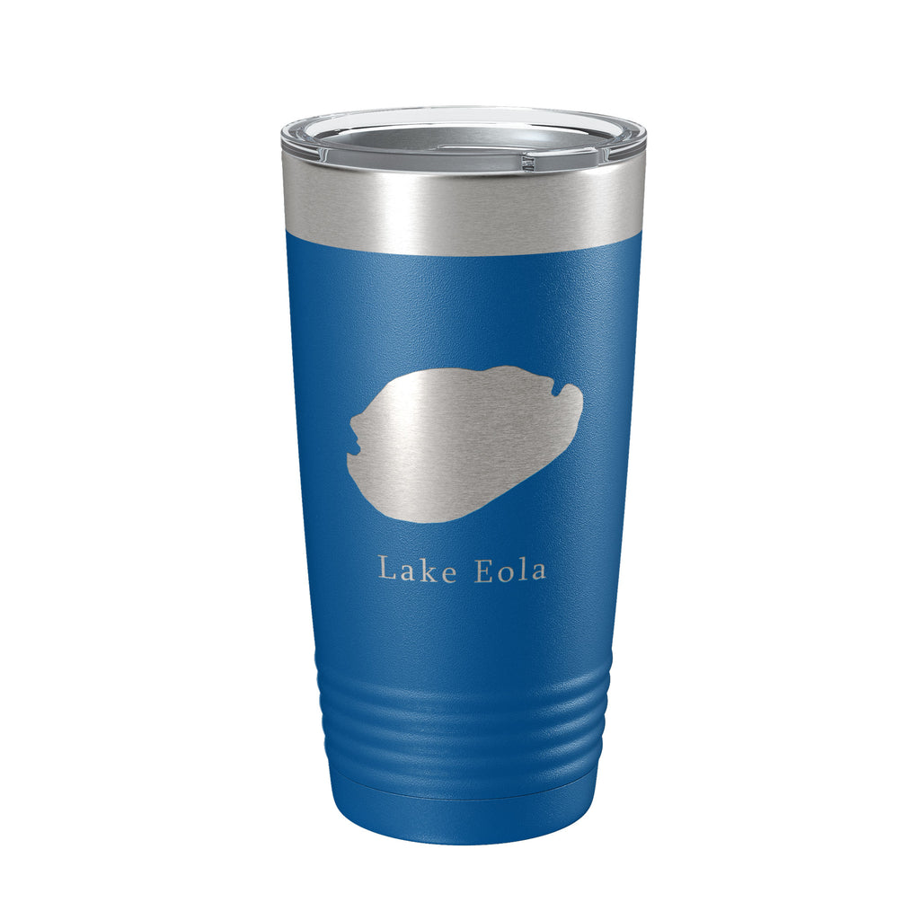 Lake Eola Map Tumbler Travel Mug Insulated Laser Engraved Coffee Cup Orlando Florida 20 oz