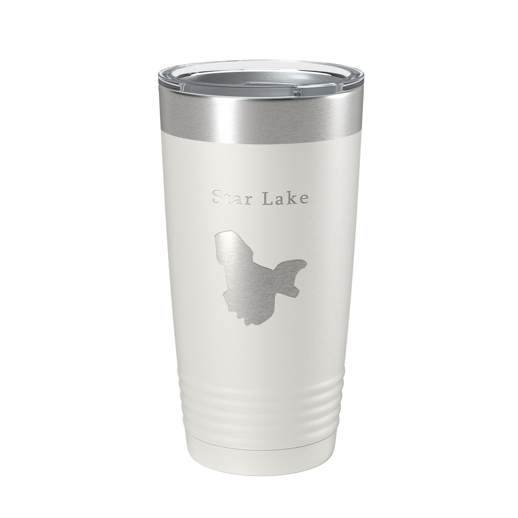 Star Lake Map Tumbler Travel Mug Insulated Laser Engraved Coffee Cup Putnam County Florida 20 oz