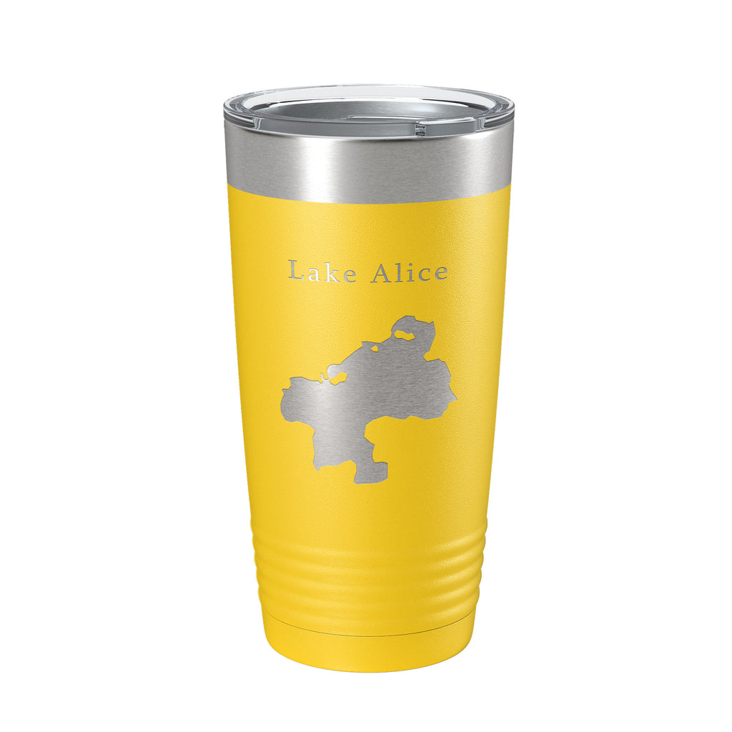 Lake Alice Map Tumbler Travel Mug Insulated Laser Engraved Coffee Cup Florida 20 oz