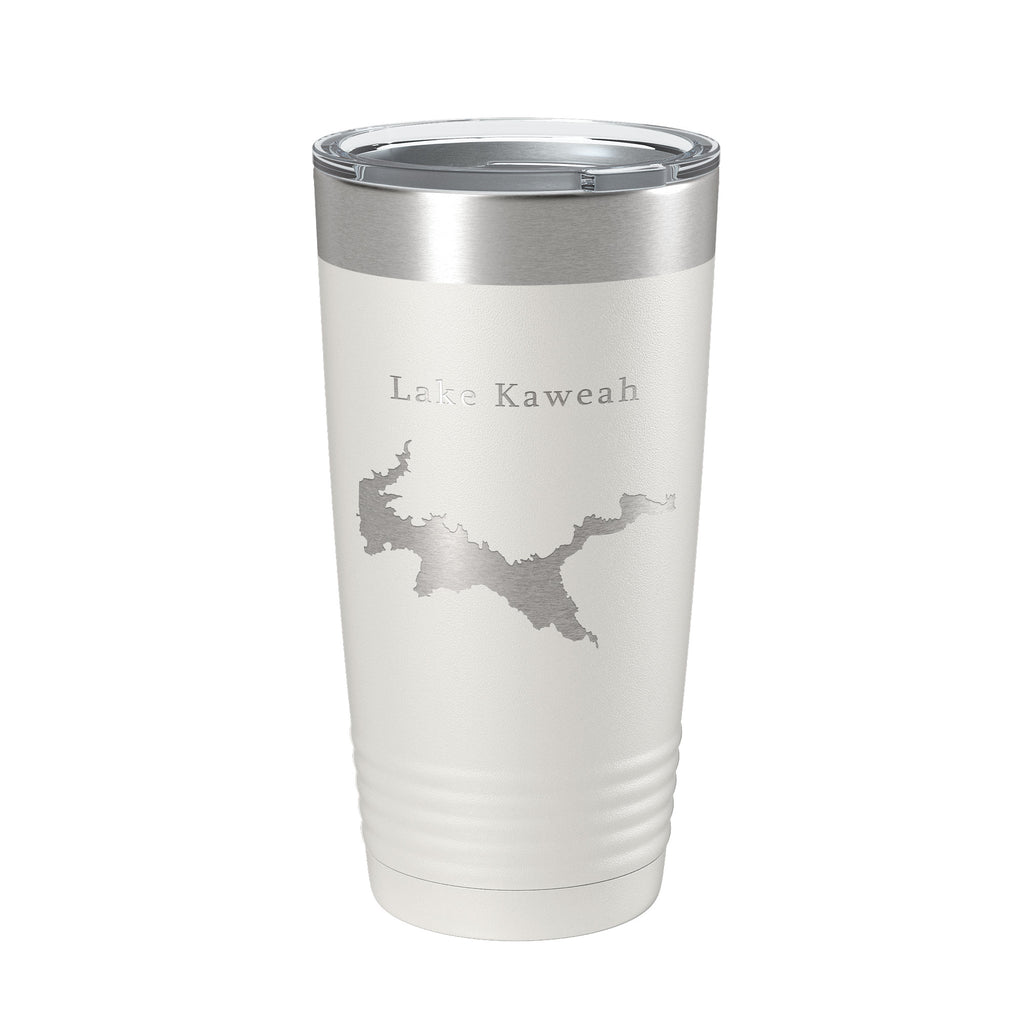 Lake Kaweah Map Tumbler Travel Mug Insulated Laser Engraved Coffee Cup California 20 oz