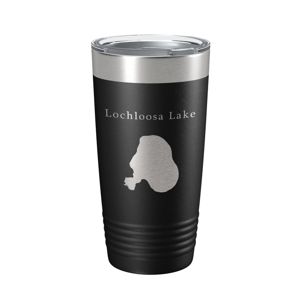 Lochloosa Lake Map Tumbler Travel Mug Insulated Laser Engraved Coffee Cup Florida 20 oz