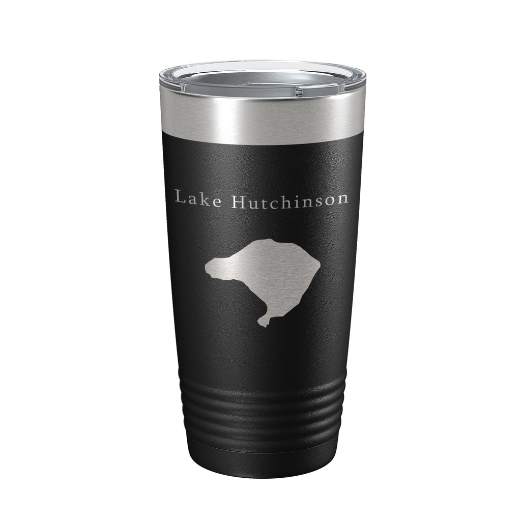 Lake Hutchinson Map Tumbler Travel Mug Insulated Laser Engraved Coffee Cup Florida 20 oz