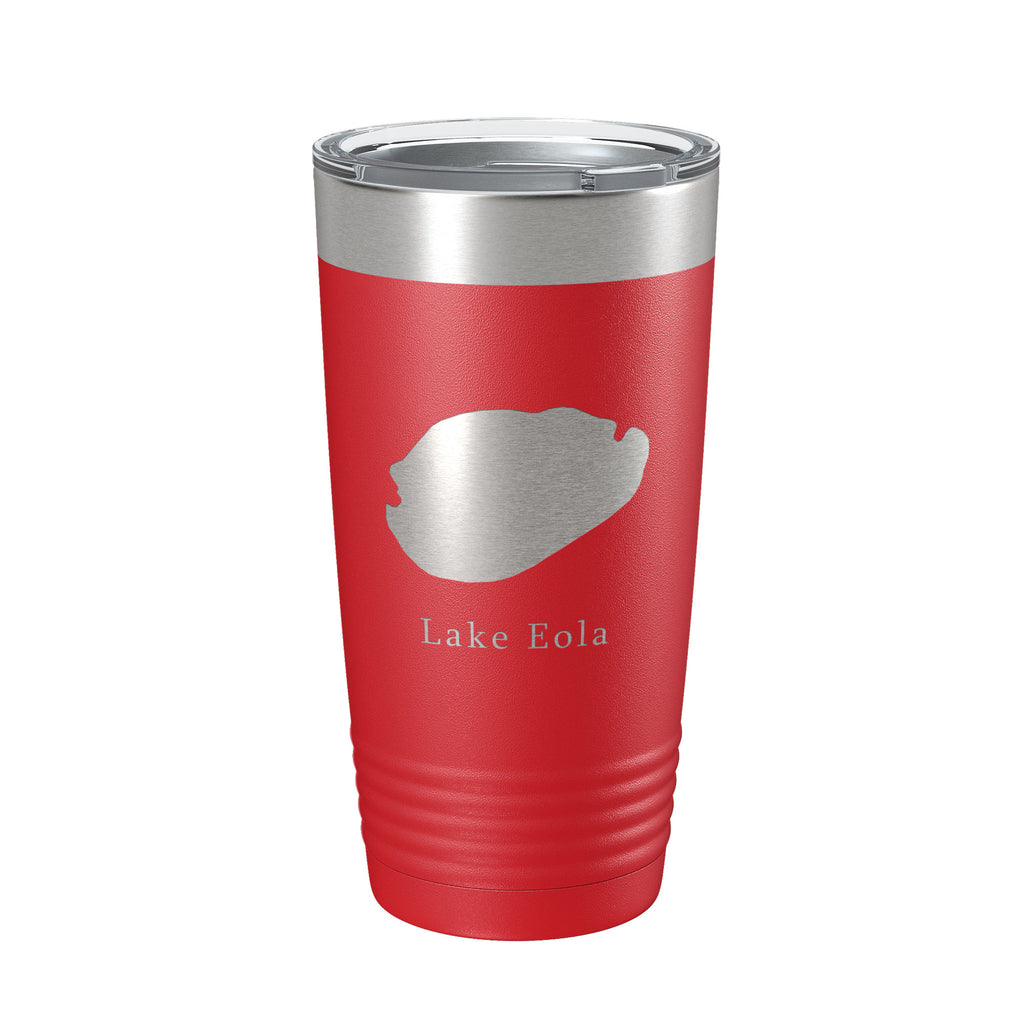 Lake Eola Map Tumbler Travel Mug Insulated Laser Engraved Coffee Cup Orlando Florida 20 oz