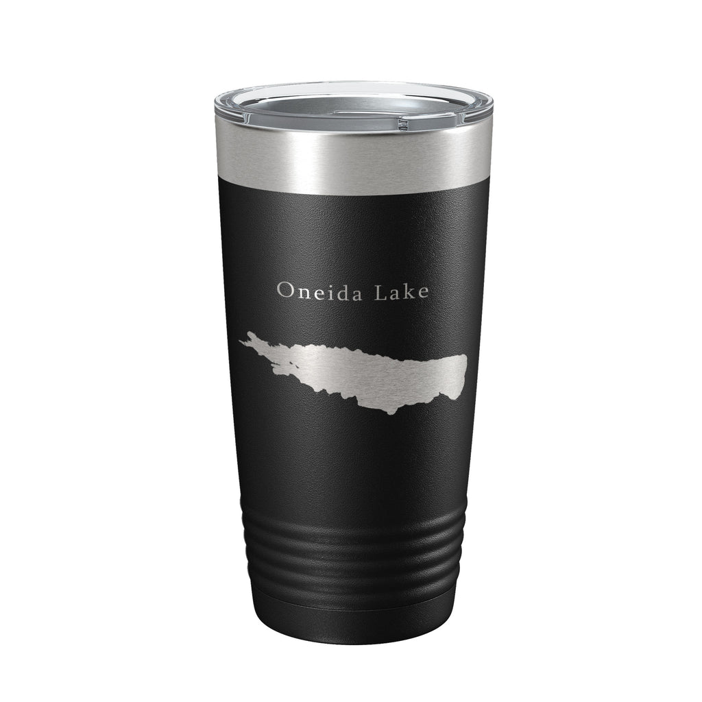 Oneida Lake Map Tumbler Travel Mug Insulated Laser Engraved Coffee Cup New York 20 oz