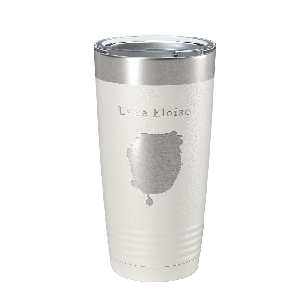 Lake Eloise Map Tumbler Travel Mug Insulated Laser Engraved Coffee Cup Florida 20 oz