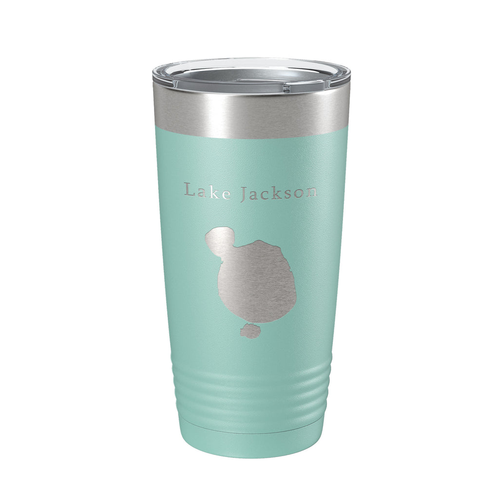 Lake Jackson Map Tumbler Travel Mug Insulated Laser Engraved Coffee Cup Sebring, FL 20 oz