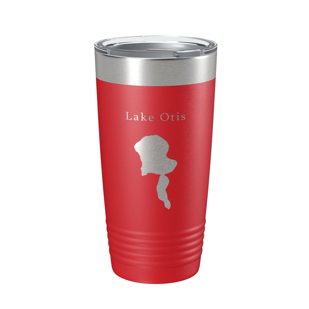 Lake Otis Map Tumbler Travel Mug Insulated Laser Engraved Coffee Cup Florida 20 oz