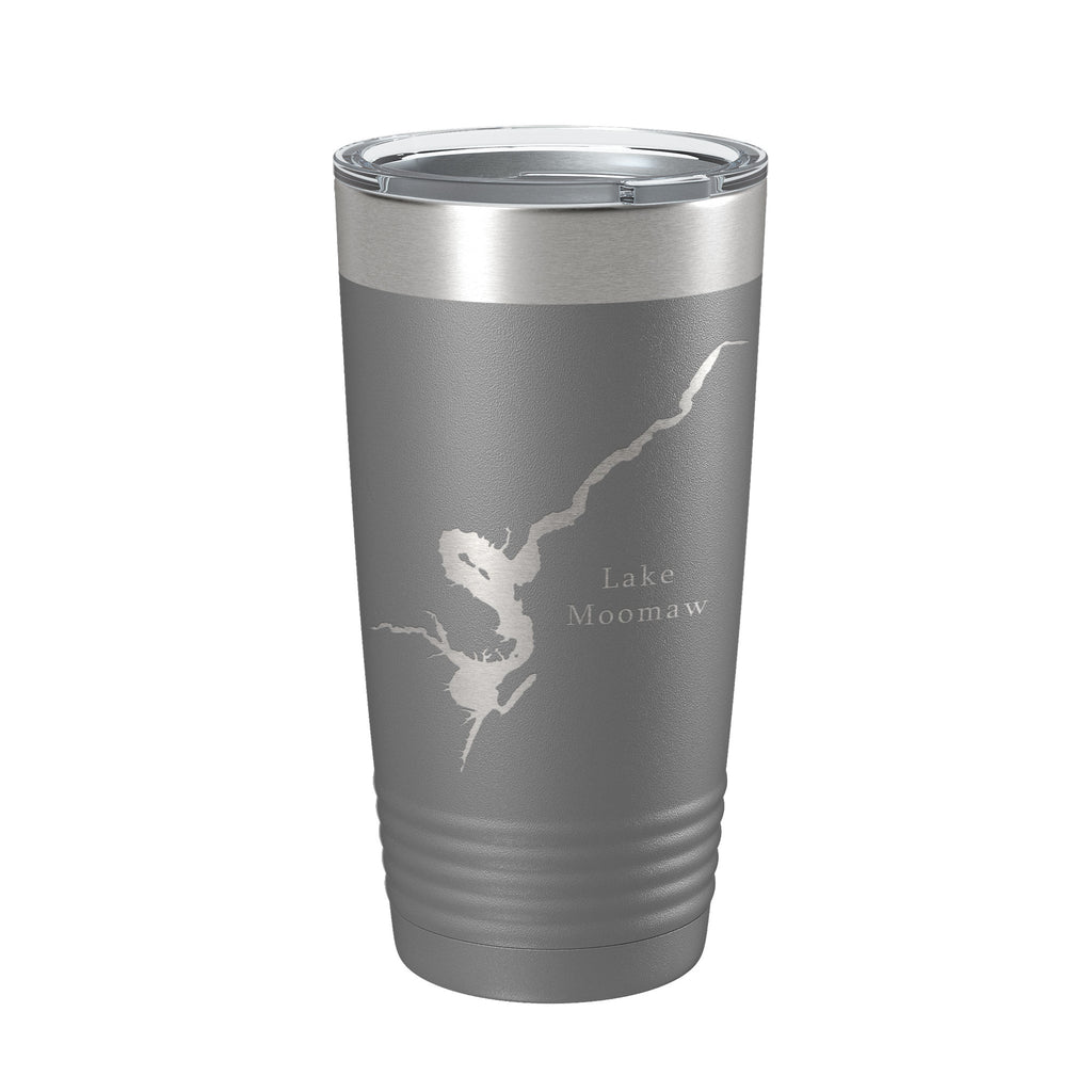 Lake Moomaw Map Tumbler Travel Mug Insulated Laser Engraved Coffee Cup Virginia 20 oz