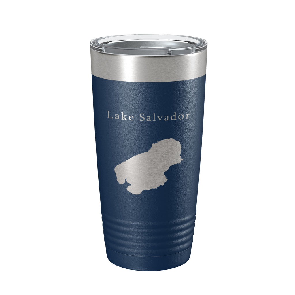 Lake Salvador Map Tumbler Travel Mug Insulated Laser Engraved Coffee Cup New Orleans Louisiana 20 oz