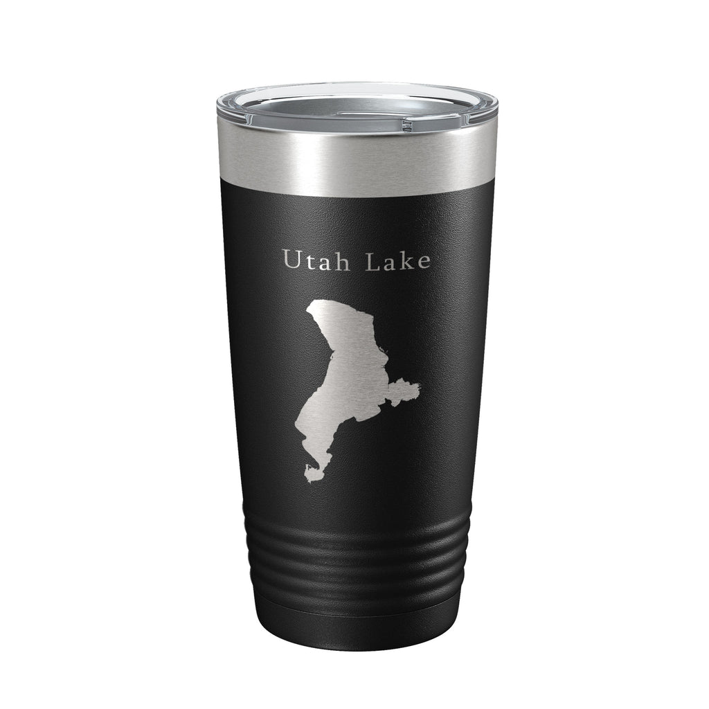 Utah Lake Map Tumbler Travel Mug Insulated Laser Engraved Coffee Cup Provo Utah 20 oz