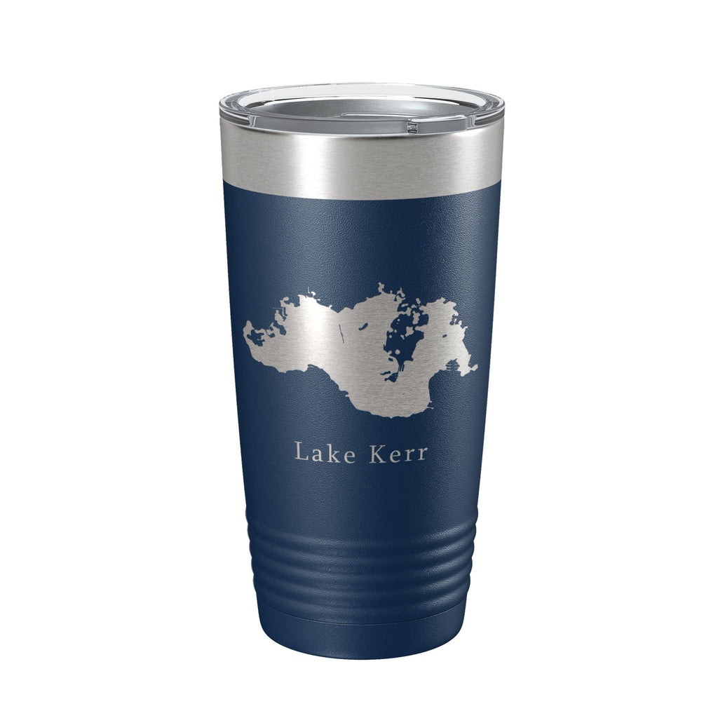 Lake Kerr Map Tumbler Travel Mug Insulated Laser Engraved Coffee Cup Florida 20 oz