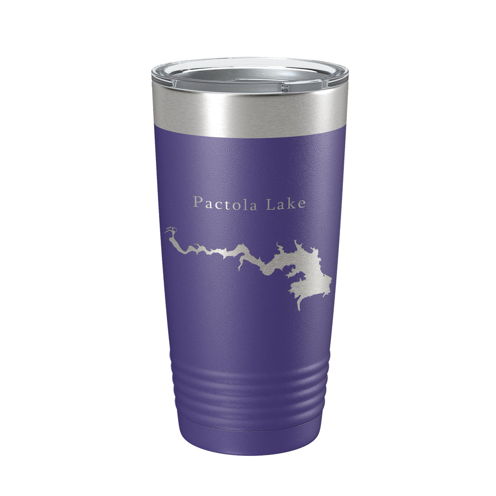 Pactola Lake Map Tumbler Travel Mug Insulated Laser Engraved Coffee Cup South Dakota 20 oz