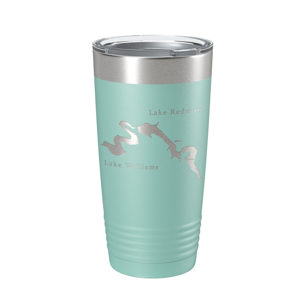 Lakes Redman & Williams Map Tumbler Travel Mug Insulated Laser Engraved Coffee Cup Pennsylvania 20 oz