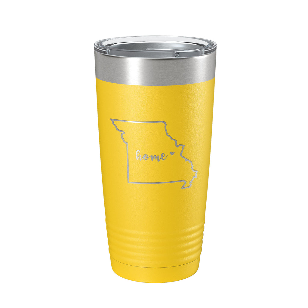 Missouri Tumbler Home State Travel Mug Insulated Laser Engraved Map Coffee Cup 20 oz