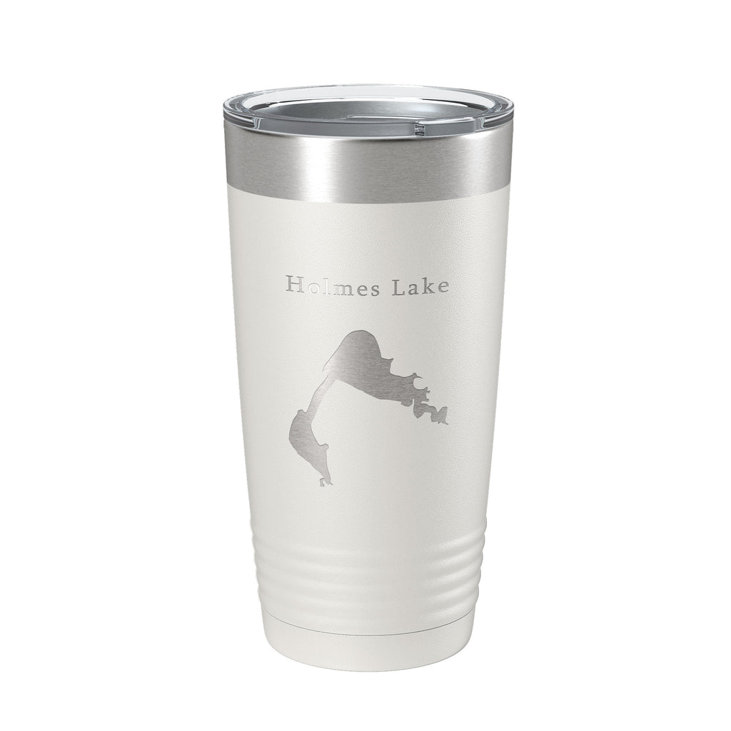 Holmes Lake Map Tumbler Travel Mug Insulated Laser Engraved Coffee Cup Lincoln Nebraska 20 oz