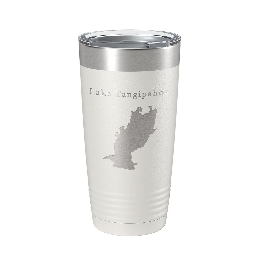 Lake Tangipahoa Map Tumbler Travel Mug Insulated Laser Engraved Coffee Cup Mississippi 20 oz