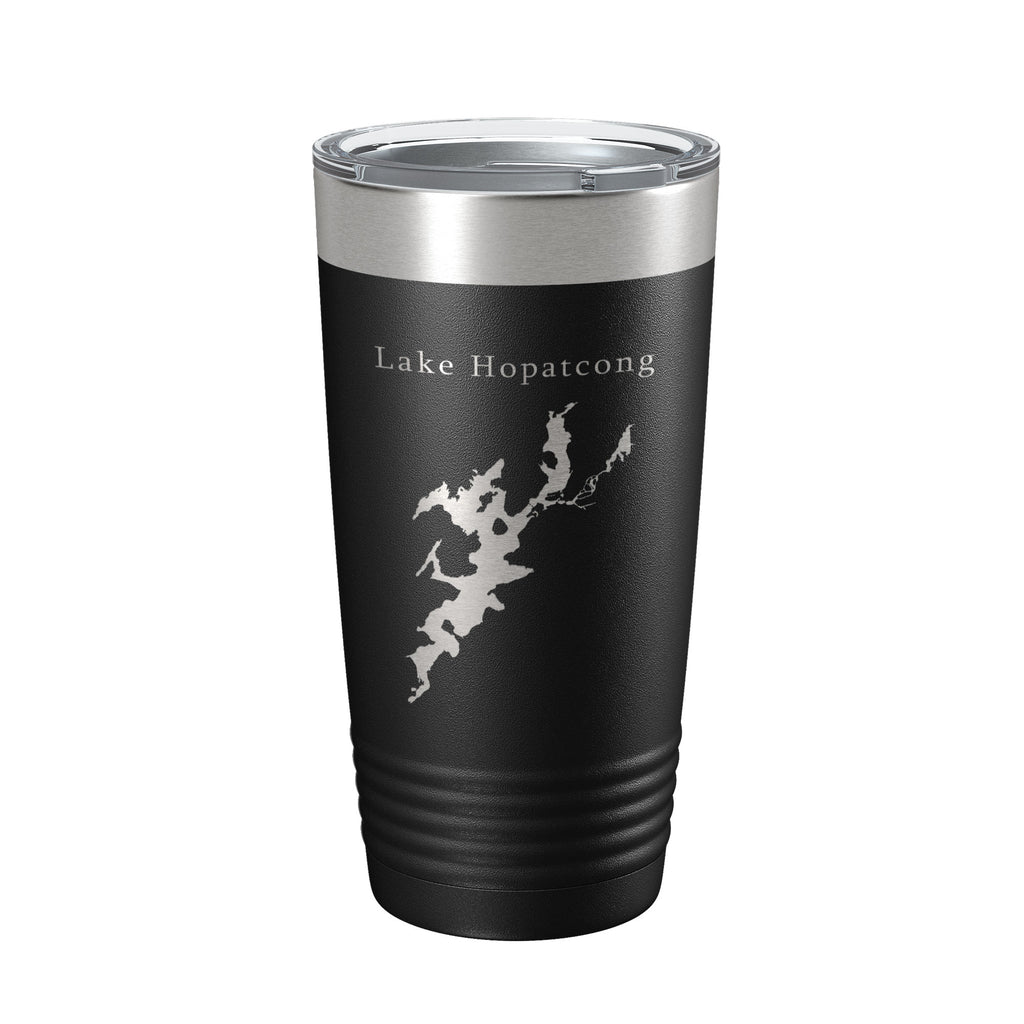 Lake Hopatcong Map Tumbler Travel Mug Insulated Laser Engraved Coffee Cup New Jersey 20 oz
