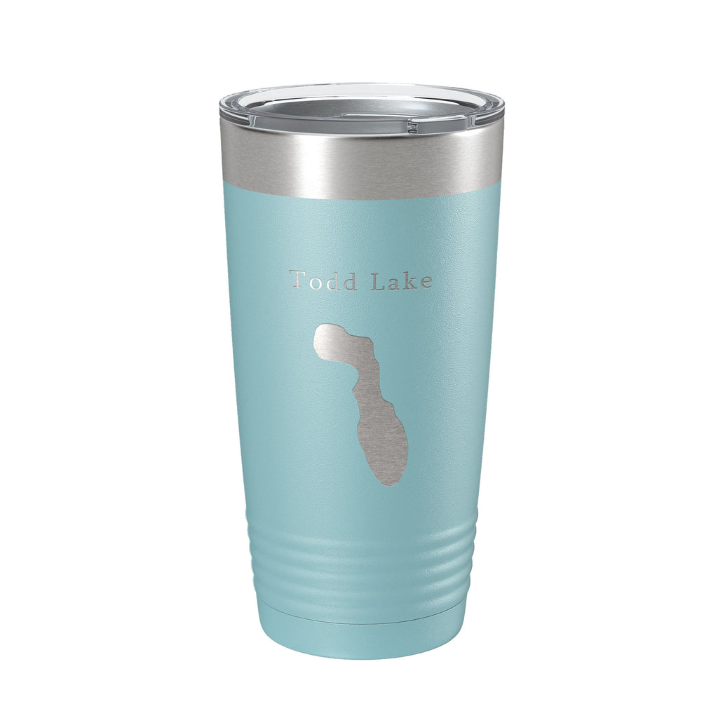 Todd Lake Map Tumbler Travel Mug Insulated Laser Engraved Coffee Cup Oregon 20 oz