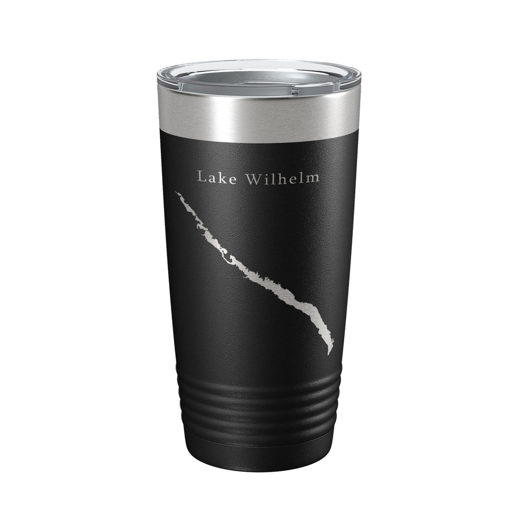 Lake Wilhelm Map Tumbler Travel Mug Insulated Laser Engraved Coffee Cup Pennsylvania 20 oz