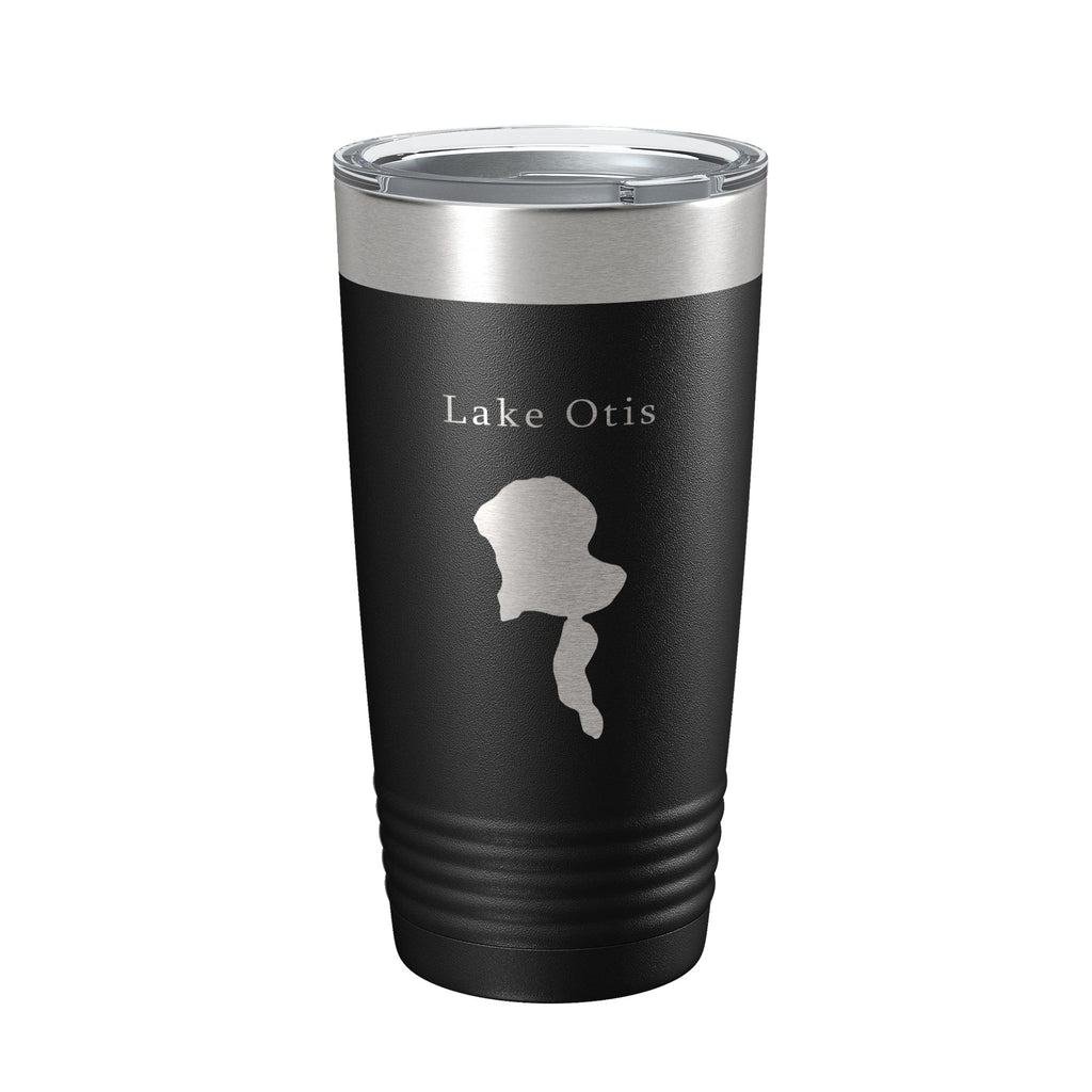 Lake Otis Map Tumbler Travel Mug Insulated Laser Engraved Coffee Cup Florida 20 oz