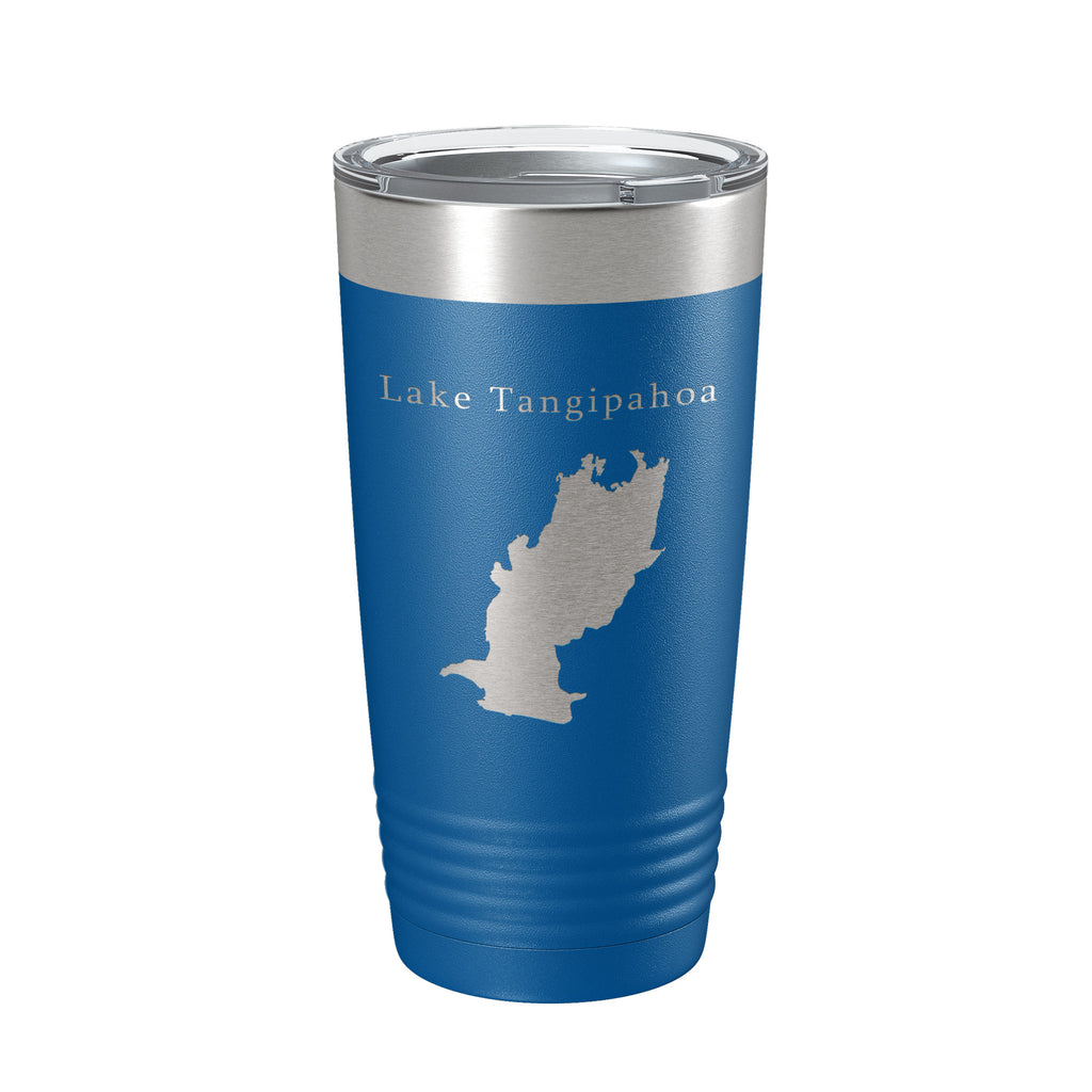 Lake Tangipahoa Map Tumbler Travel Mug Insulated Laser Engraved Coffee Cup Mississippi 20 oz