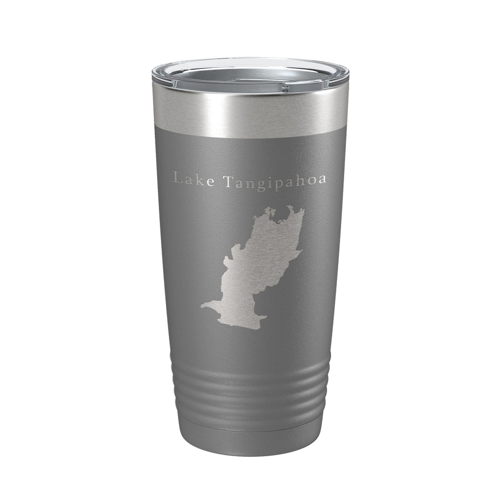 Lake Tangipahoa Map Tumbler Travel Mug Insulated Laser Engraved Coffee Cup Mississippi 20 oz