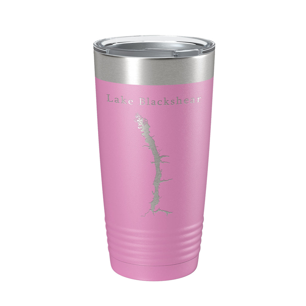 Lake Blackshear Map Tumbler Travel Mug Insulated Laser Engraved Coffee Cup Georgia 20 oz