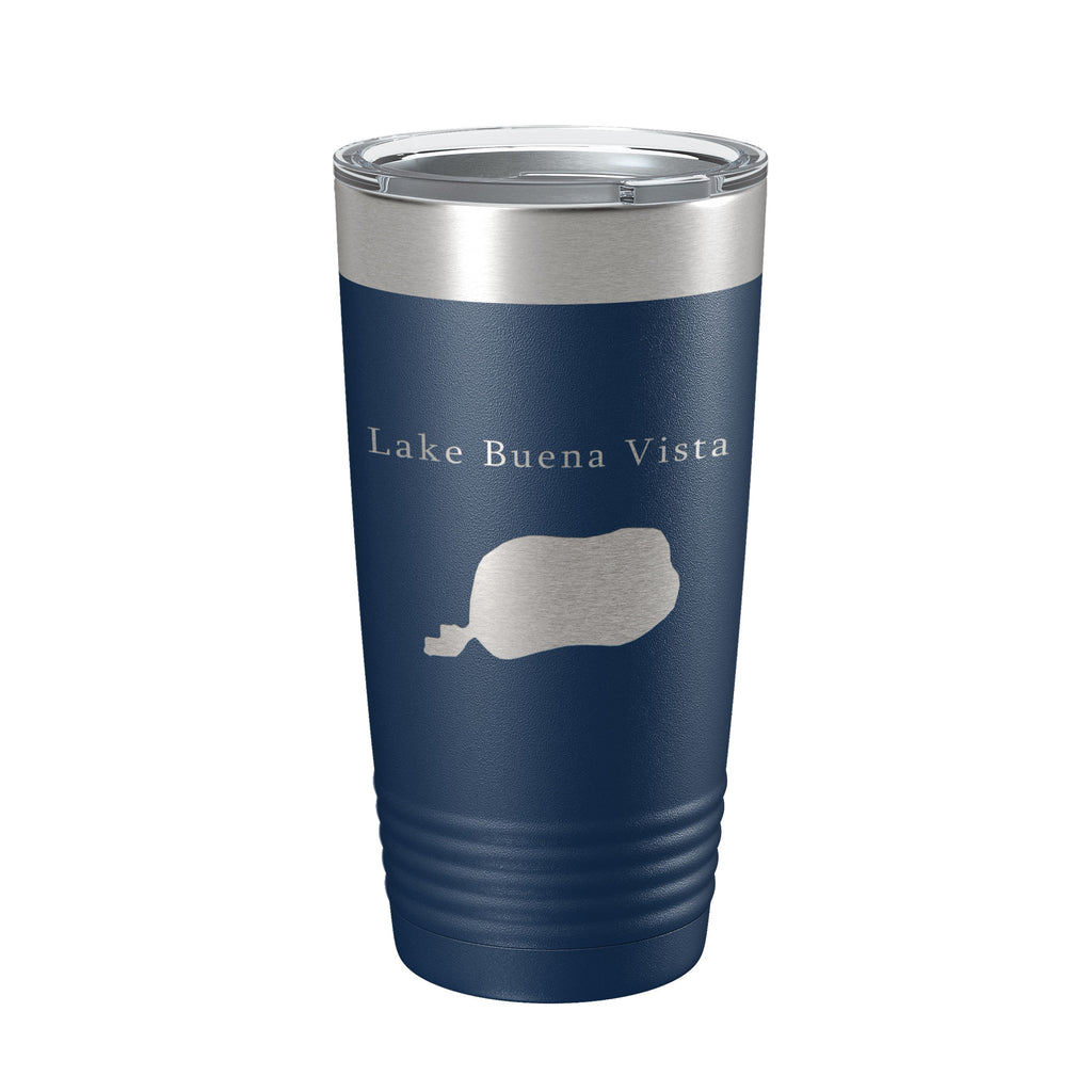 Lake Buena Vista Map Tumbler Travel Mug Insulated Laser Engraved Coffee Cup Florida 20 oz