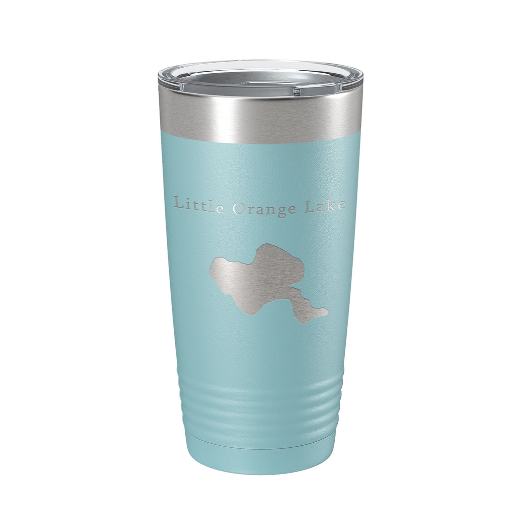 Little Orange Lake Map Tumbler Travel Mug Insulated Laser Engraved Coffee Cup Florida 20 oz