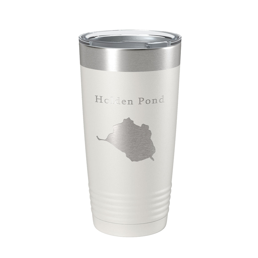 Holden Pond Tumbler Lake Map Travel Mug Insulated Laser Engraved Coffee Cup Florida 20 oz