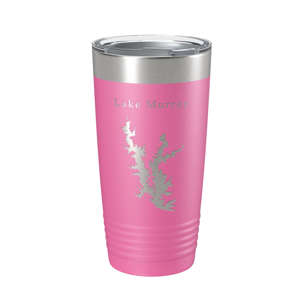 Lake Murray Map Tumbler Travel Mug Insulated Laser Engraved Coffee Cup Oklahoma 20 oz