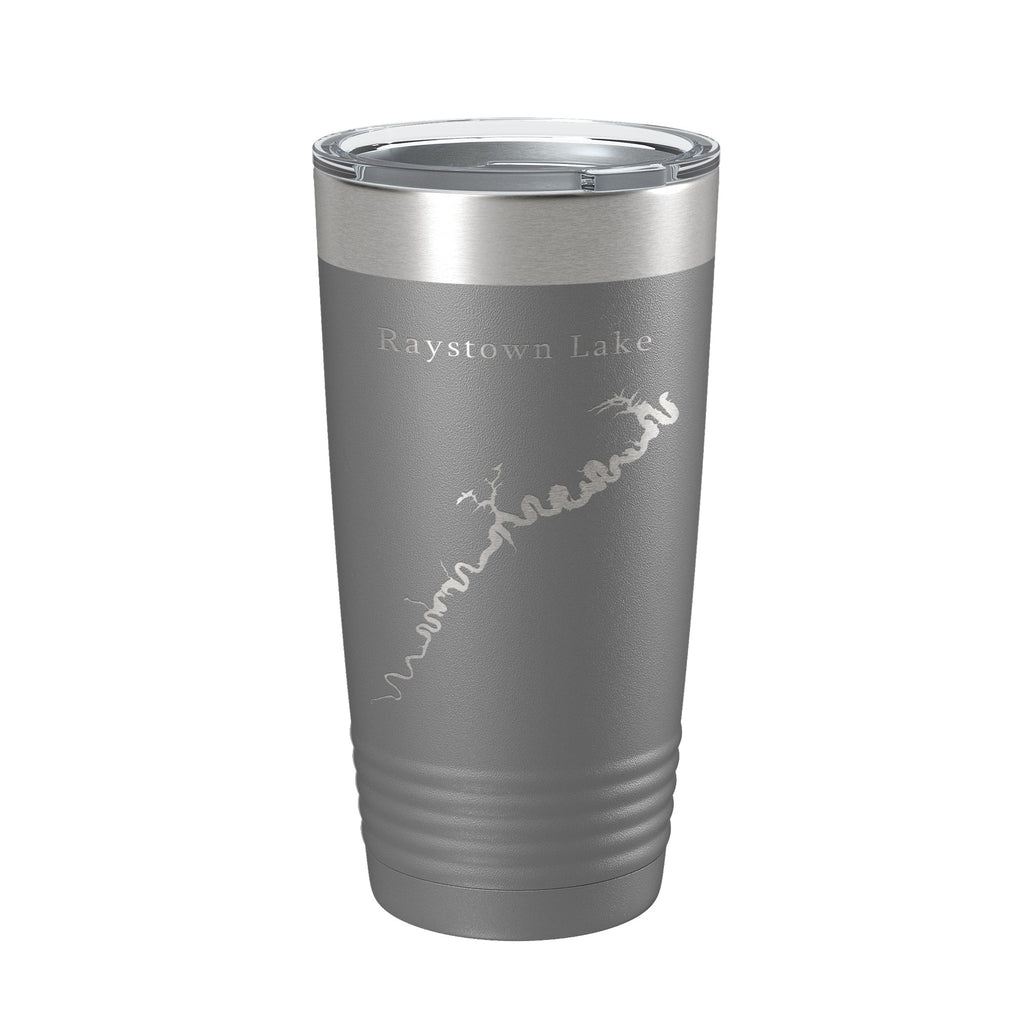 Raystown Lake Map Tumbler Travel Mug Insulated Laser Engraved Coffee Cup Pennsylvania 20 oz