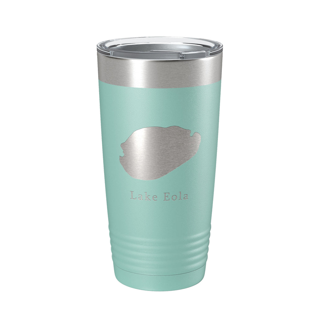 Lake Eola Map Tumbler Travel Mug Insulated Laser Engraved Coffee Cup Orlando Florida 20 oz